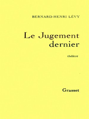 cover image of Le jugement dernier